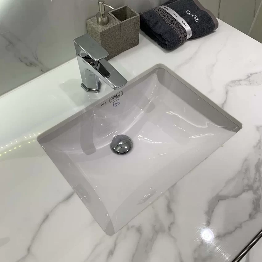 Chậu rửa mặt lavabo âm bàn TOTO LW1536V TL516GV Chậu rửa mặt lavabo âm bàn TOTO LW1536V TL516GV