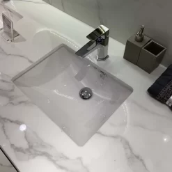 Chậu rửa mặt lavabo âm bàn TOTO LW1536V#XW TL516GV kèm giá đỡ