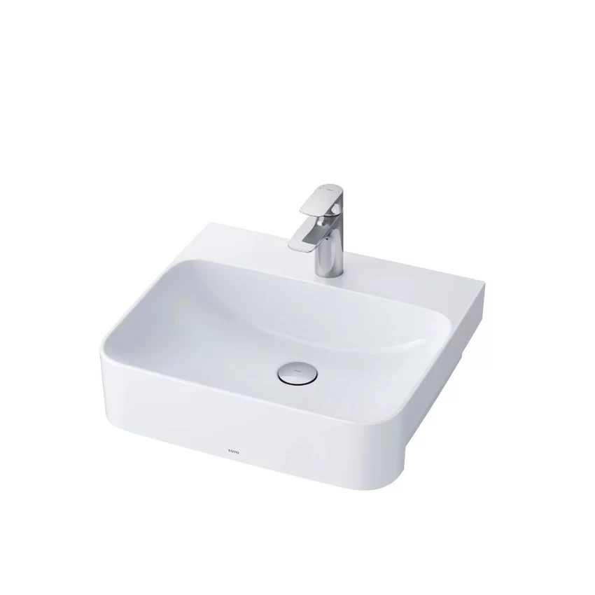 Chậu rửa mặt lavabo bán âm TOTO LW1315CBVN 8 Chậu rửa mặt lavabo bán âm TOTO LW1315CBVN hình 1