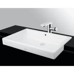 Chậu rửa mặt lavabo bán âm TOTO LW646JW/F 13 Chậu rửa mặt lavabo bán âm TOTO LW646JW/F