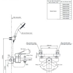 Củ sen tắm nóng lạnh GE Series TOTO TBG07302VA (TBG07302V)