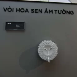 Đầu phun sen TOTO TBW07017A âm tường dòng L loại tròn 2 chế độ 8 Đầu phun sen TOTO TBW07017A âm tường dòng L loại tròn 2 chế độ