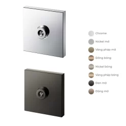 Đầu phun sen TOTO TBW08008A âm tường dòng G loại vuông 1 chế độ