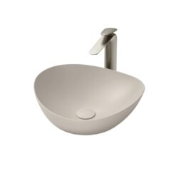 Chậu rửa lavabo đặt bàn TOTO LT4704G17 Linear Ceram (bộ thoát thải VM5D417V)