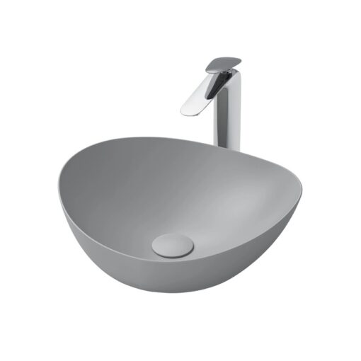 Chậu rửa lavabo đặt bàn TOTO LT4704G17 Linear Ceram (bộ thoát thải VM5D417V)