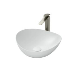 Chậu rửa lavabo đặt bàn TOTO LT4704G17 Linear Ceram (bộ thoát thải VM5D417V)