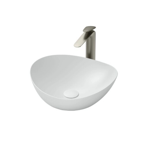 Chậu rửa lavabo đặt bàn TOTO LT4704G19 Linear Ceram (bộ thoát thải VM5D419V)