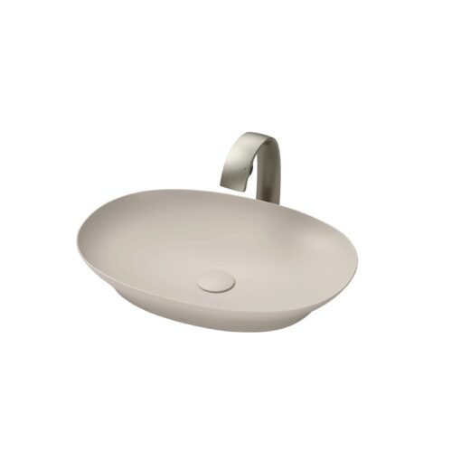 Chậu rửa lavabo đặt bàn TOTO LT4706 (Linear Ceram siêu mỏng 4mm)