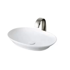 Chậu rửa lavabo đặt bàn TOTO LT4706 (Linear Ceram siêu mỏng 4mm)