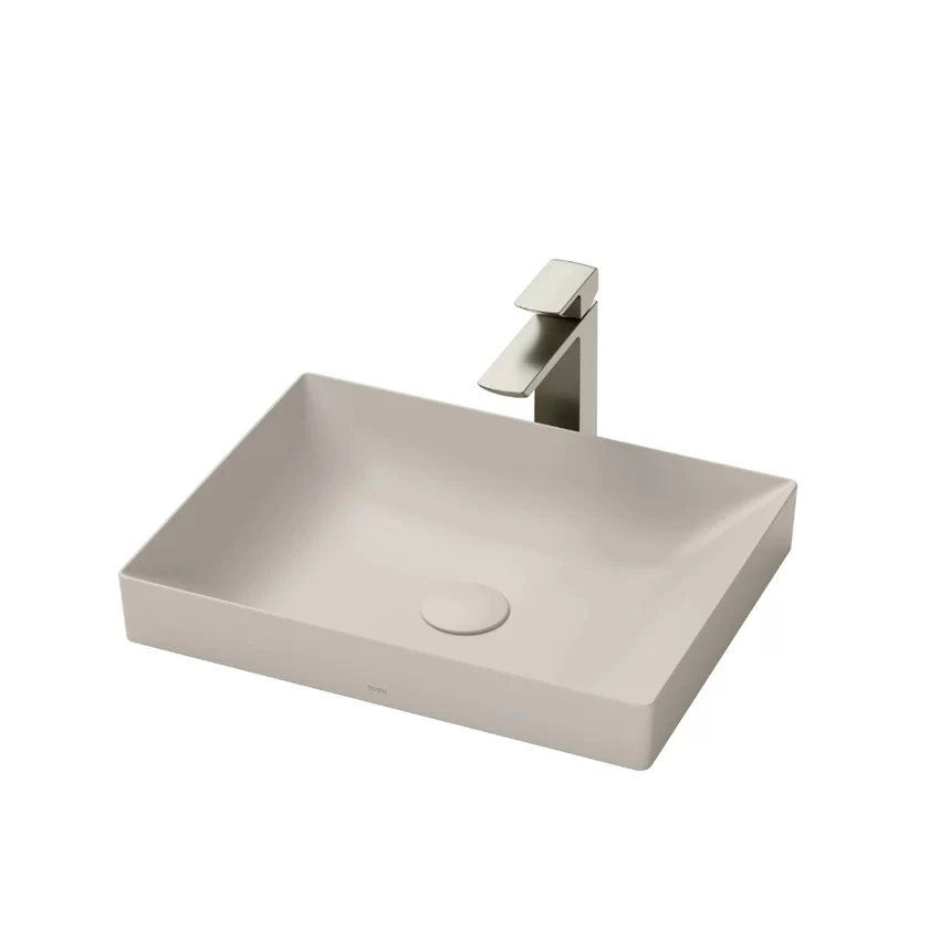 Chậu rửa lavabo đặt bàn TOTO LT4715G17 Linear Ceram (bộ thoát thải VM5D417V) 15 Chậu rửa lavabo đặt bàn TOTO LT4715G17 Linear Ceram (bộ thoát thải VM5D417V)