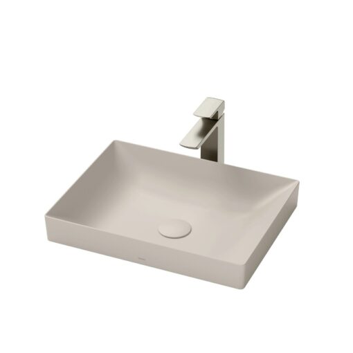 Chậu rửa lavabo đặt bàn TOTO LT4715G19 Linear Ceram (bộ thoát thải VM5D419V)