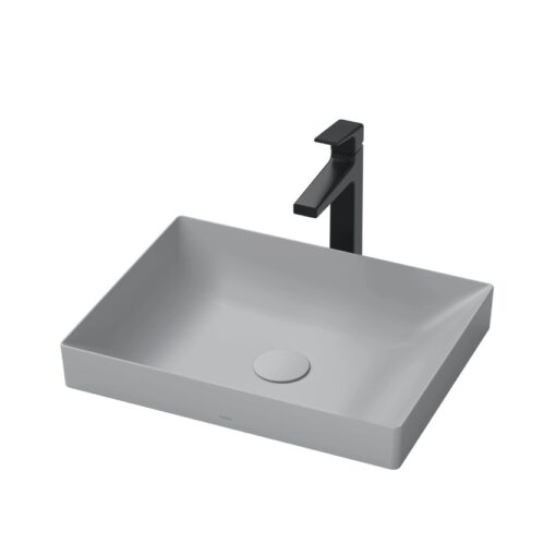 Chậu rửa lavabo đặt bàn TOTO LT4715G19 Linear Ceram (bộ thoát thải VM5D419V)