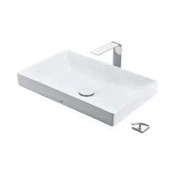 Chậu rửa lavabo đặt bàn TOTO LT4716G17 Linear Ceram siêu mỏng (bộ thoát thải VM5D417V) 29 Chậu rửa lavabo đặt bàn TOTO LT4716G17 Linear Ceram siêu mỏng (bộ thoát thải VM5D417V)