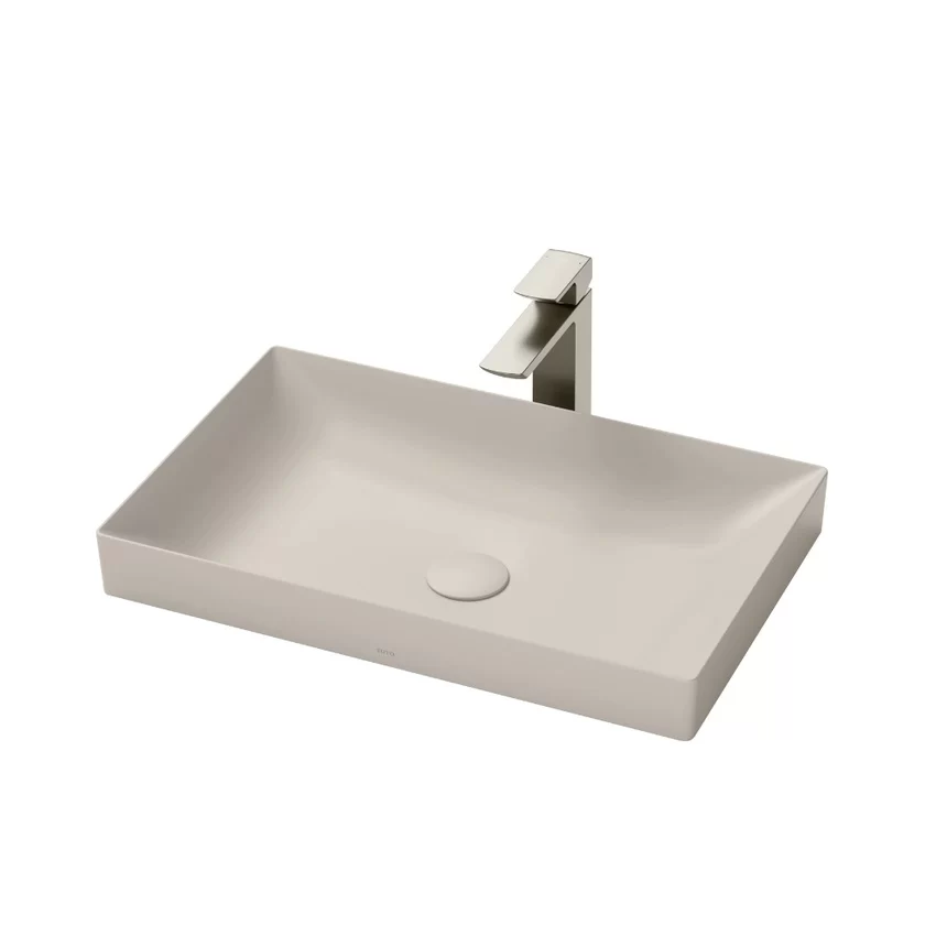 Chậu rửa lavabo đặt bàn TOTO LT4716G17 Linear Ceram siêu mỏng (bộ thoát thải VM5D417V) 15 Chậu rửa lavabo đặt bàn TOTO LT4716G17 Linear Ceram siêu mỏng (bộ thoát thải VM5D417V)