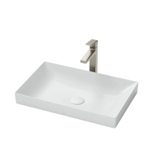 Chậu rửa lavabo đặt bàn TOTO LT4716G17 Linear Ceram siêu mỏng (bộ thoát thải VM5D417V)