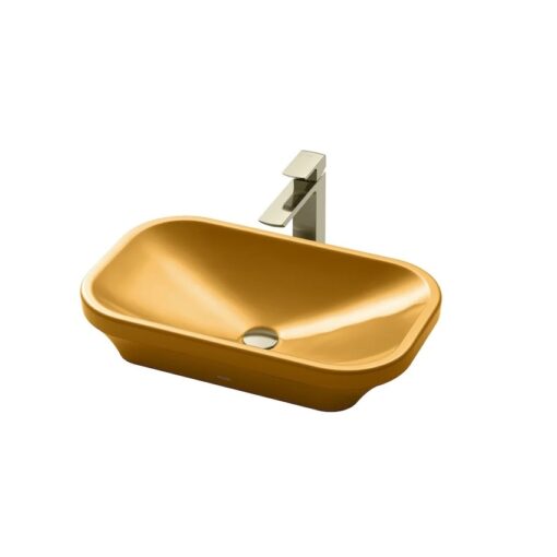 Chậu rửa lavabo đặt bàn TOTO LW630JW/F chậu men màu