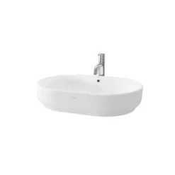 Chậu rửa lavabo đặt bàn TOTO LW896JW/F chậu men màu 27 Chậu rửa lavabo đặt bàn TOTO LW896JW/F chậu men màu