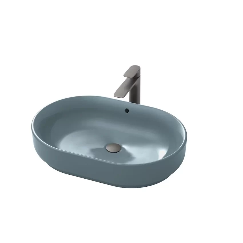 Chậu rửa lavabo đặt bàn TOTO LW896JW/F chậu men màu 11 Chậu rửa lavabo đặt bàn TOTO LW896JW/F chậu men màu