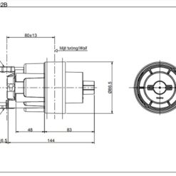 Phụ kiện âm tường TOTO TBN01102B