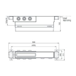 Phụ kiện âm tường TOTO TBN11DC0A (3 đường nước ra)
