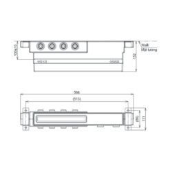 Phụ kiện âm tường TOTO TBN11FC0A (4 đường nước ra)