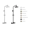 Sen cây nhiệt độ dòng G TOTO TBW07401A (kèm vòi xả bồn) 2 Sen cây nhiệt độ dòng G TOTO TBW07401A (kèm vòi xả bồn)
