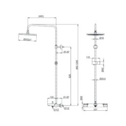 Sen cây nhiệt độ TOTO TBW11440V (kèm vòi xả bồn)