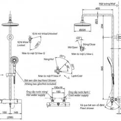 Sen cây nóng lạnh TOTO TBW01303AB dòng G