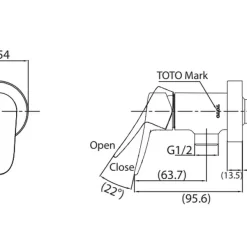 Sen tắm lạnh TOTO TBS04101V