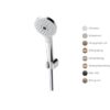 Tay sen tắm TOTO TBW01010V (3 chế độ)