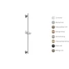 Thanh trượt sen tắm TOTO TBW01016B (659 mm) 2 Thanh trượt sen tắm TOTO TBW01016B (659 mm)