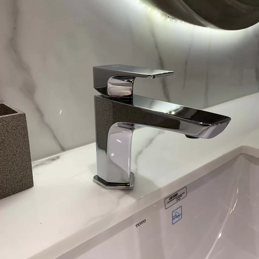 Vòi lavabo nóng lạnh GE TOTO TLG07301V 4 Vòi lavabo nóng lạnh GE TOTO TLG07301V - Chrome
