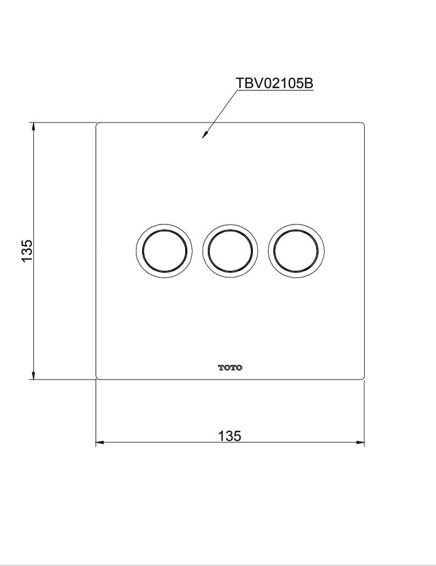 Van chuyển hướng TOTO TBV02105B Van chuyển hướng TOTO TBV02105B - Ảnh 2