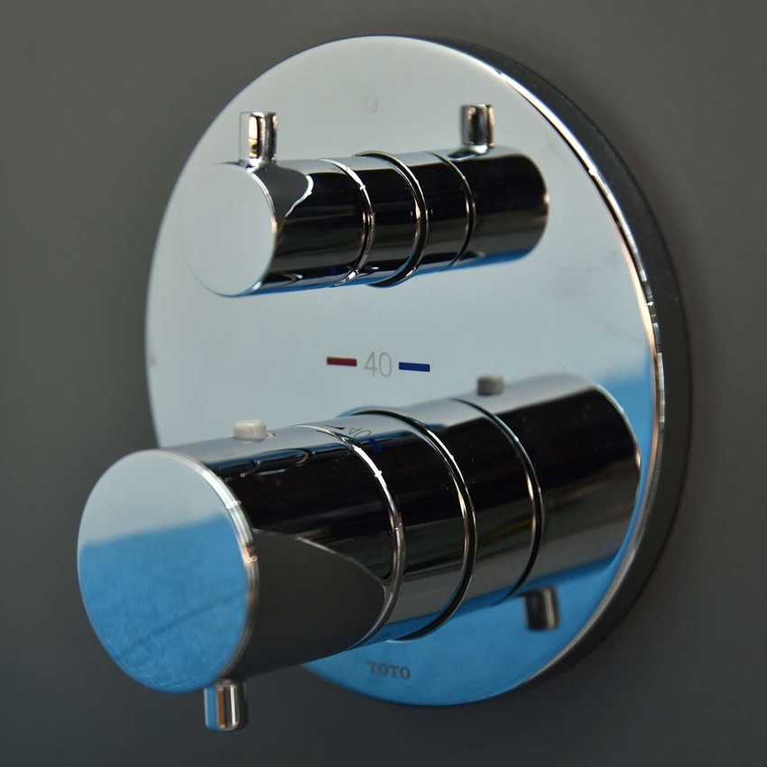 Van điều chỉnh nhiệt độ kèm van dừng TOTO TBV01407B 16 Van điều chỉnh nhiệt độ kèm van dừng TOTO TBV01407B