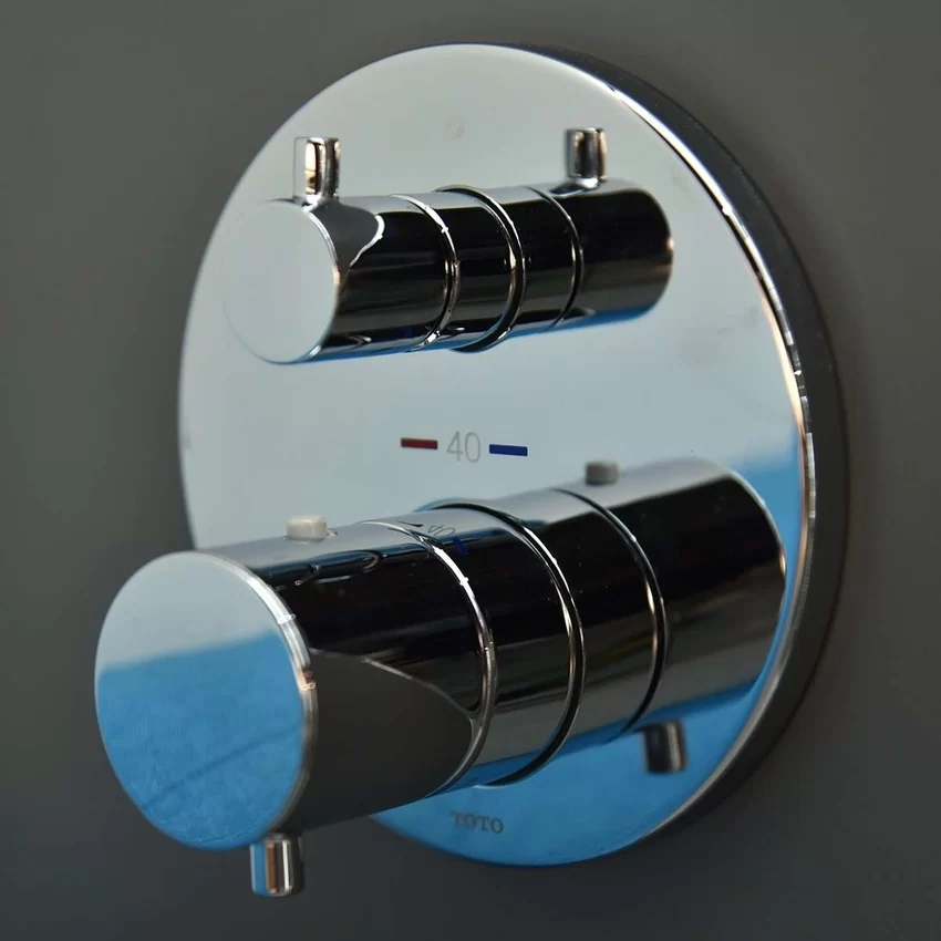 Van điều chỉnh nhiệt độ kèm van dừng TOTO TBV01407B 16 Van điều chỉnh nhiệt độ kèm van dừng TOTO TBV01407B