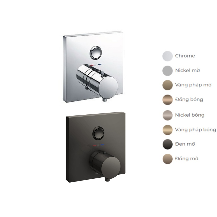 Van điều chỉnh nhiệt độ kèm van dừng TOTO TBV02405B 16 Van điều chỉnh nhiệt độ kèm van dừng TOTO TBV02405B - Hình ảnh 3