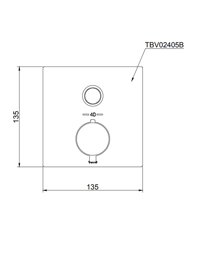 Van điều chỉnh nhiệt độ kèm van dừng TOTO TBV02405B 17 Van điều chỉnh nhiệt độ kèm van dừng TOTO TBV02405B - Hình ảnh 4