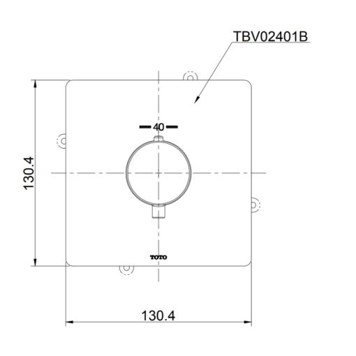 Van điều chỉnh nhiệt độ TOTO TBV02401B