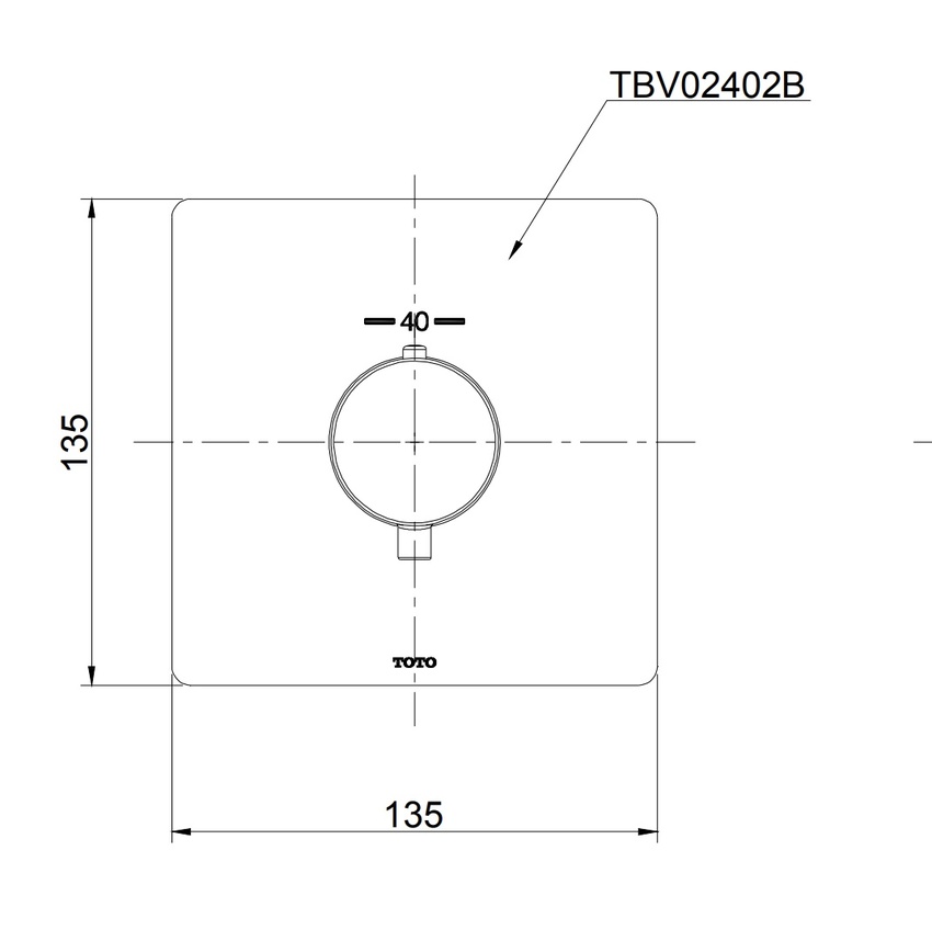 Van điều chỉnh nhiệt độ TOTO TBV02402B Hình 4 Van điều chỉnh nhiệt độ TOTO TBV02402B Hình 4