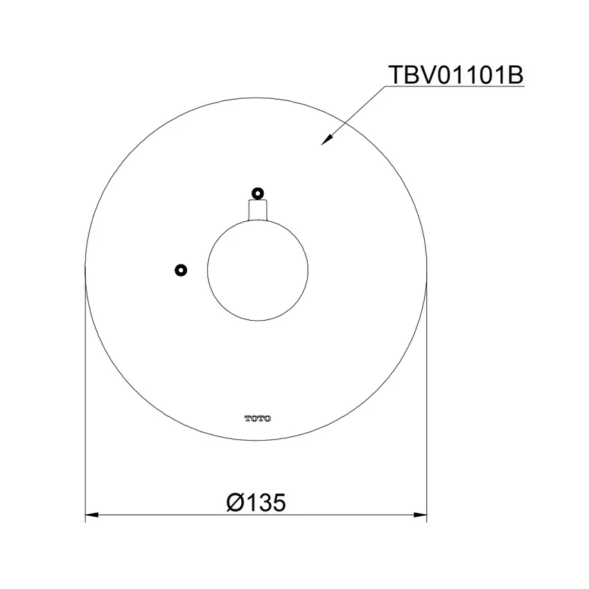 Van dừng TOTO TBV01101B Van dừng TOTO TBV01101B hình 2