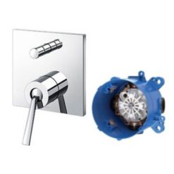 Van gật gù điều chỉnh nóng lạnh kèm nút chuyển hướng và phụ kiện âm tường TOTO TBP02302BA TBN01001B
