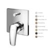 Van gật gù điều chỉnh nóng lạnh kèm nút chuyển hướng TOTO TBG09304VA