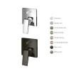 Van gật gù điều chỉnh nóng lạnh kèm nút chuyển hướng TOTO TBG10304VA 2 Van gật gù điều chỉnh nóng lạnh kèm nút chuyển hướng TOTO TBG10304VA