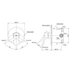 Van gật gù điều chỉnh nóng lạnh TOTO TBG01303BA