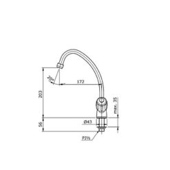 Vòi bếp lạnh TOTO TX603KM