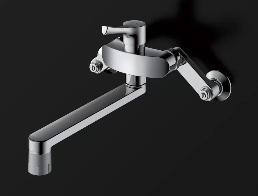 Vòi bếp nóng lạnh TOTO TKS05316J gắn tường 10 Vòi bếp nóng lạnh TOTO TKS05316J thiết kế
