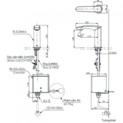 Vòi lavabo cảm ứng TOTO TLE22006A