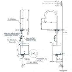 Vòi lavabo cảm ứng TOTO TLE24006A