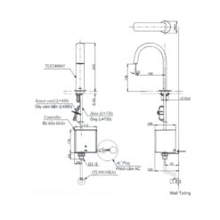 Vòi lavabo cảm ứng TOTO TLE24006V