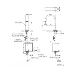 Vòi lavabo cảm ứng TOTO TLE24006V